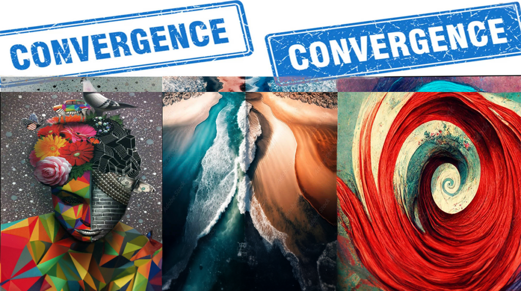 Collage of Images of Different Shapes and Colors